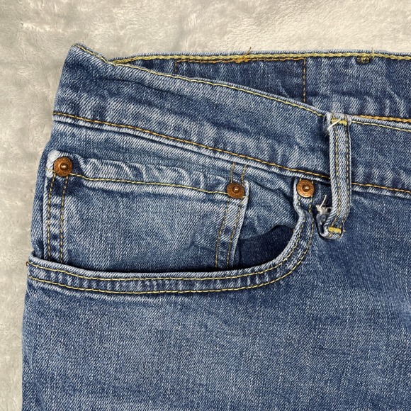Levi Strauss & Co Mens Jeans 559 W42 L32 Blue Denim Straight Leg Casual - Picture 3 of 12
